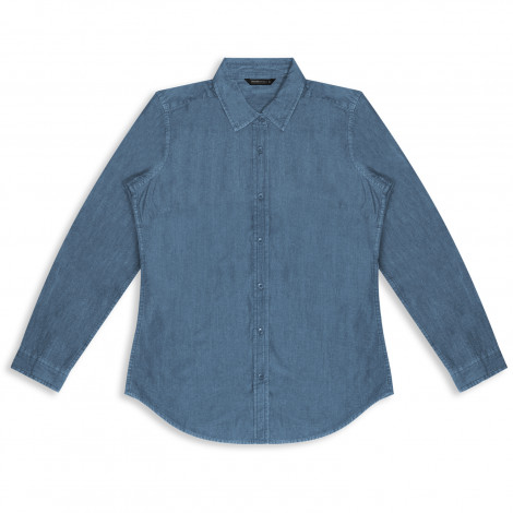 123610 - TRENDSWEAR Chester Women's Denim Shirt - Image 8