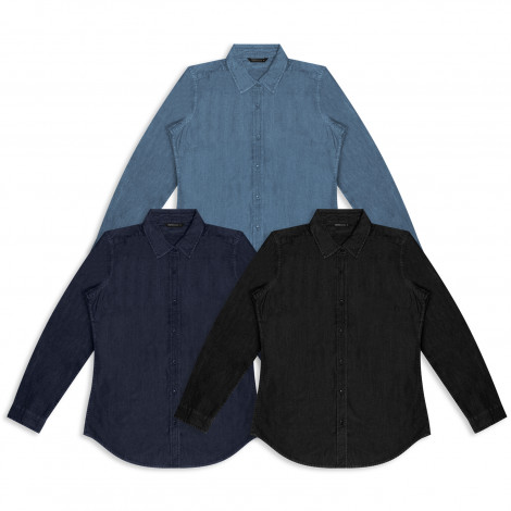 123610 - TRENDSWEAR Chester Women's Denim Shirt - Image 11