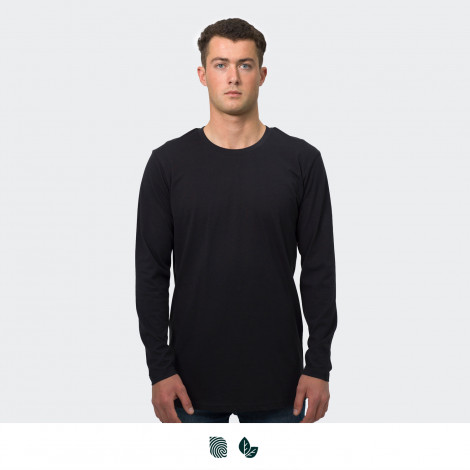 122458 - TRENDSWEAR Harlow Men's Long Sleeve Crew - Image 2