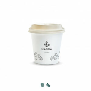 129536 – Compostable Paper Coffee Cup – 180ml