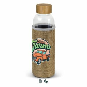124747 – Eden Glass Bottle – Natural Sleeve