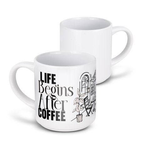 129254 - Arista Stackable Coffee Mug