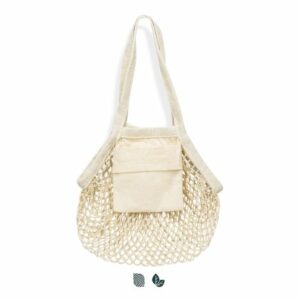 133645 – Cotton Mesh Foldaway Tote Bag – Small