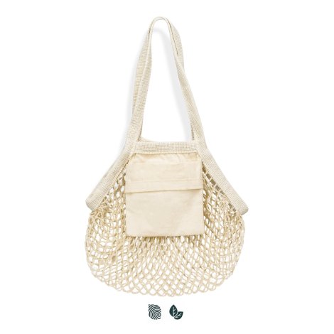 133645 - Cotton Mesh Foldaway Tote Bag - Small