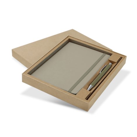 129675 - Omega Fashion Notebook and Pen Gift Set - Image 3