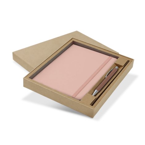 129675 - Omega Fashion Notebook and Pen Gift Set - Image 5