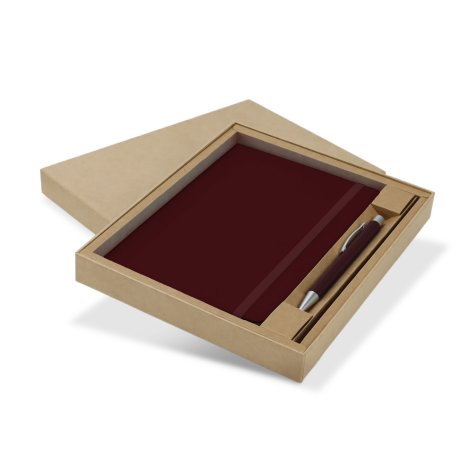 129675 - Omega Fashion Notebook and Pen Gift Set - Image 6