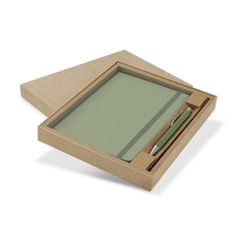 129675 - Omega Fashion Notebook and Pen Gift Set - Image 7