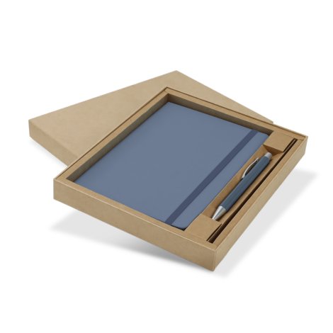 129675 - Omega Fashion Notebook and Pen Gift Set - Image 9