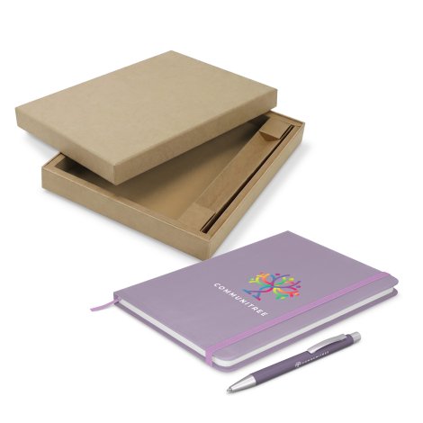 129675 - Omega Fashion Notebook and Pen Gift Set - Image 14