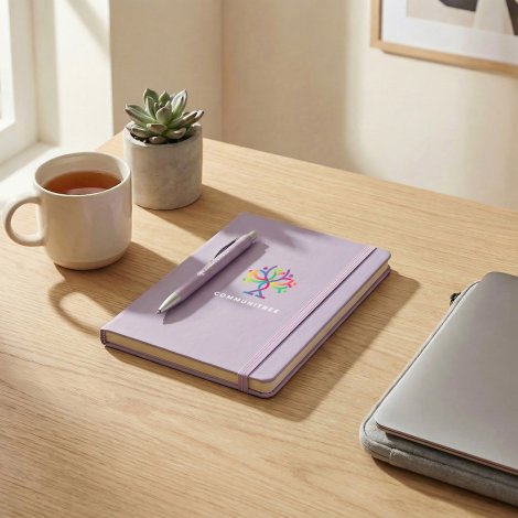 129675 - Omega Fashion Notebook and Pen Gift Set - Image 16