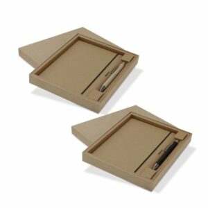 129676 – Kraft Notebook and Pen Gift Set