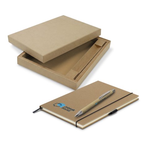129676 - Kraft Notebook and Pen Gift Set - Image 6