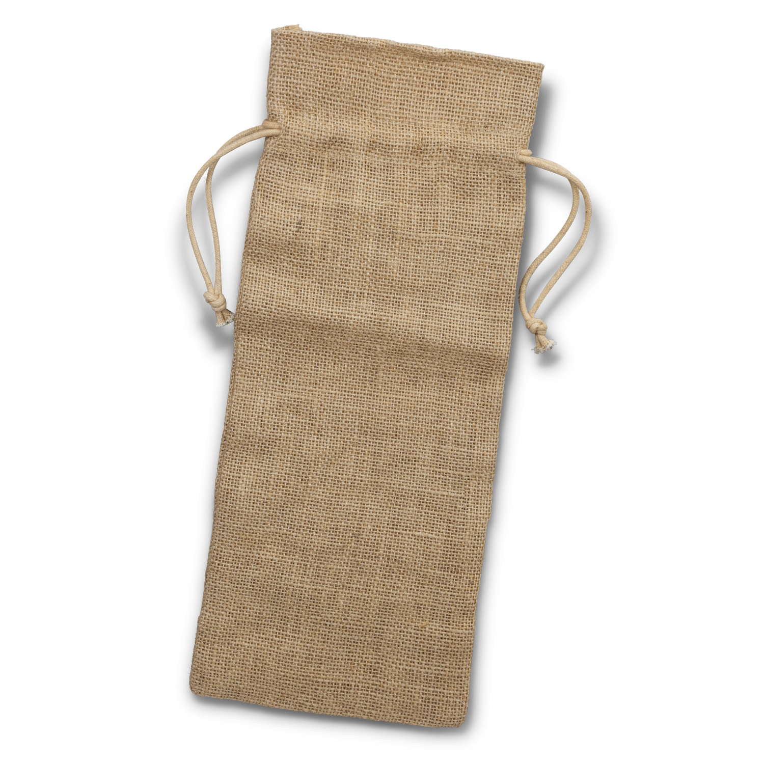 129164 - Jute Wine Drawstring Bag - Sale - Image 2