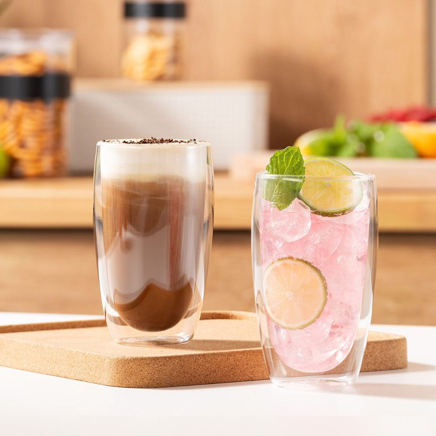 133818 - Bodum Pavina Double Wall Glasses - Large - Set of 2 - Image 3