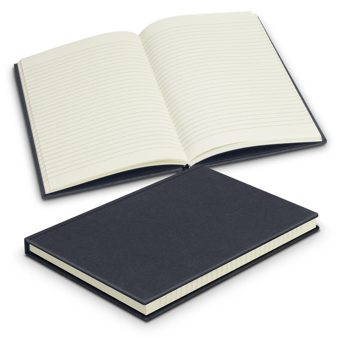 123146 - Recycled Cotton Hard Cover Notebook - Image 2
