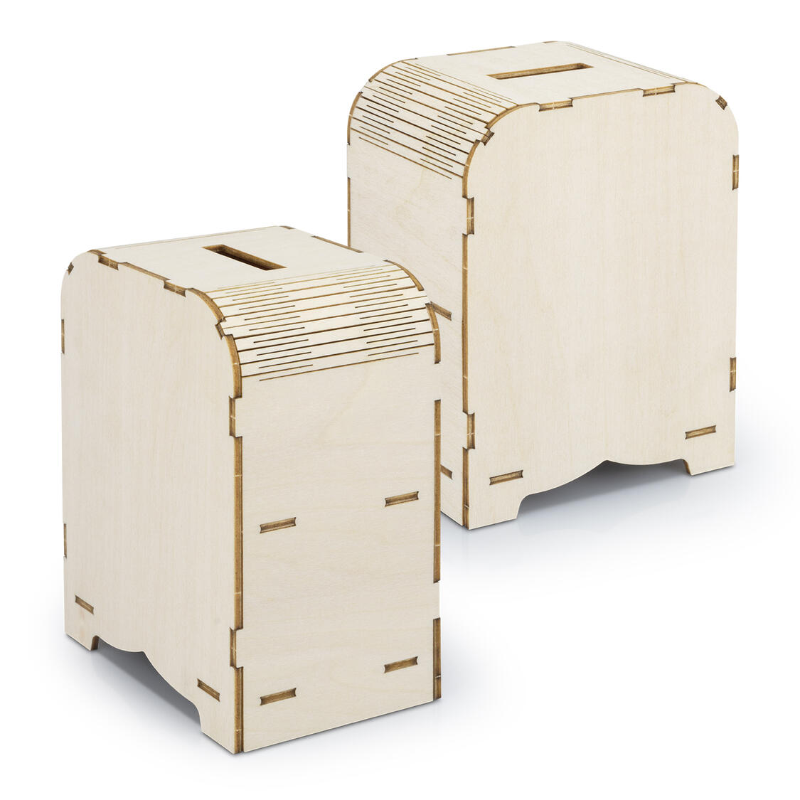 126735 - BRANDCRAFT Money Box Wooden Model - Image 3