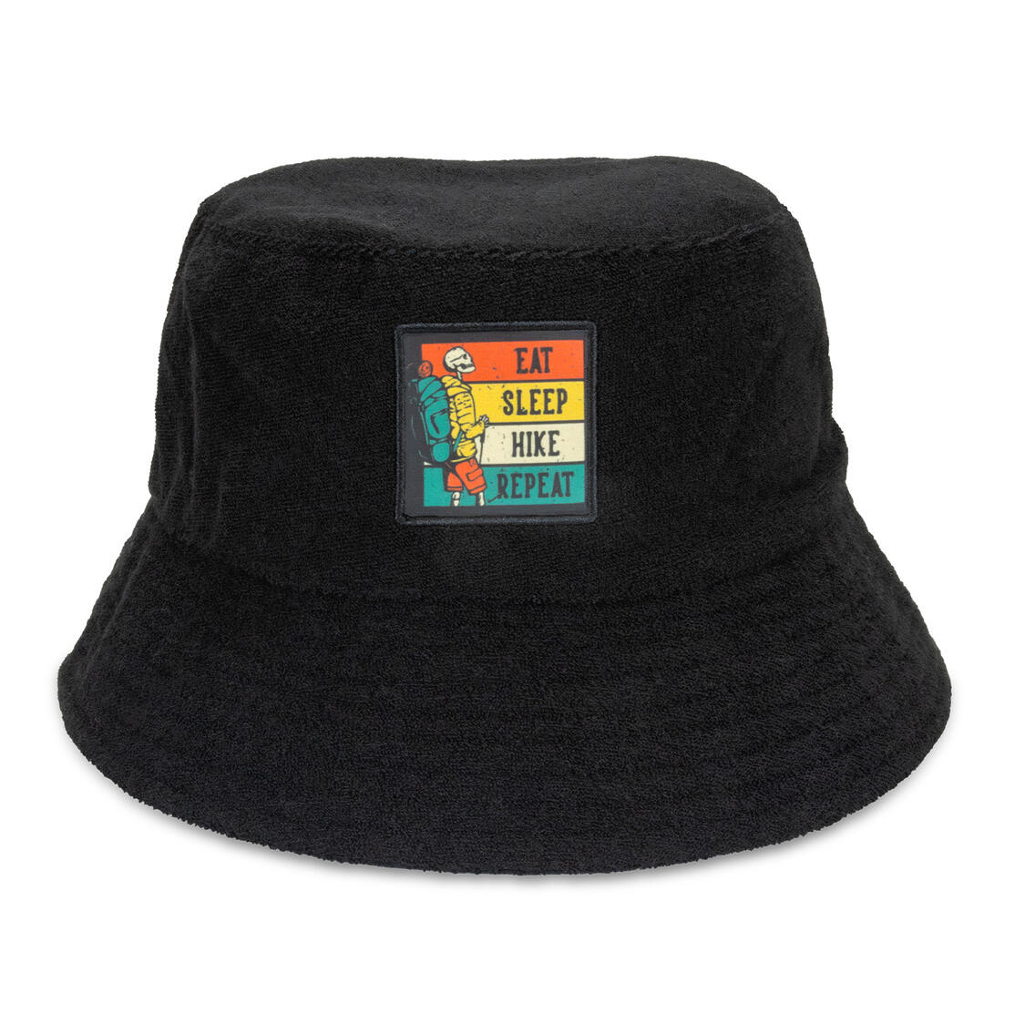 129723 - Terry Towelling Bucket Hat with Full Colour Patch - Image 3