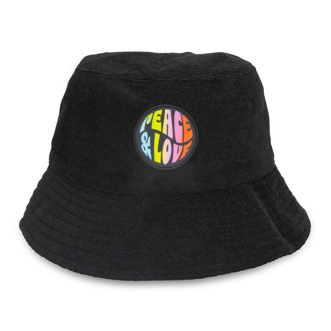 129723 - Terry Towelling Bucket Hat with Full Colour Patch - Image 4