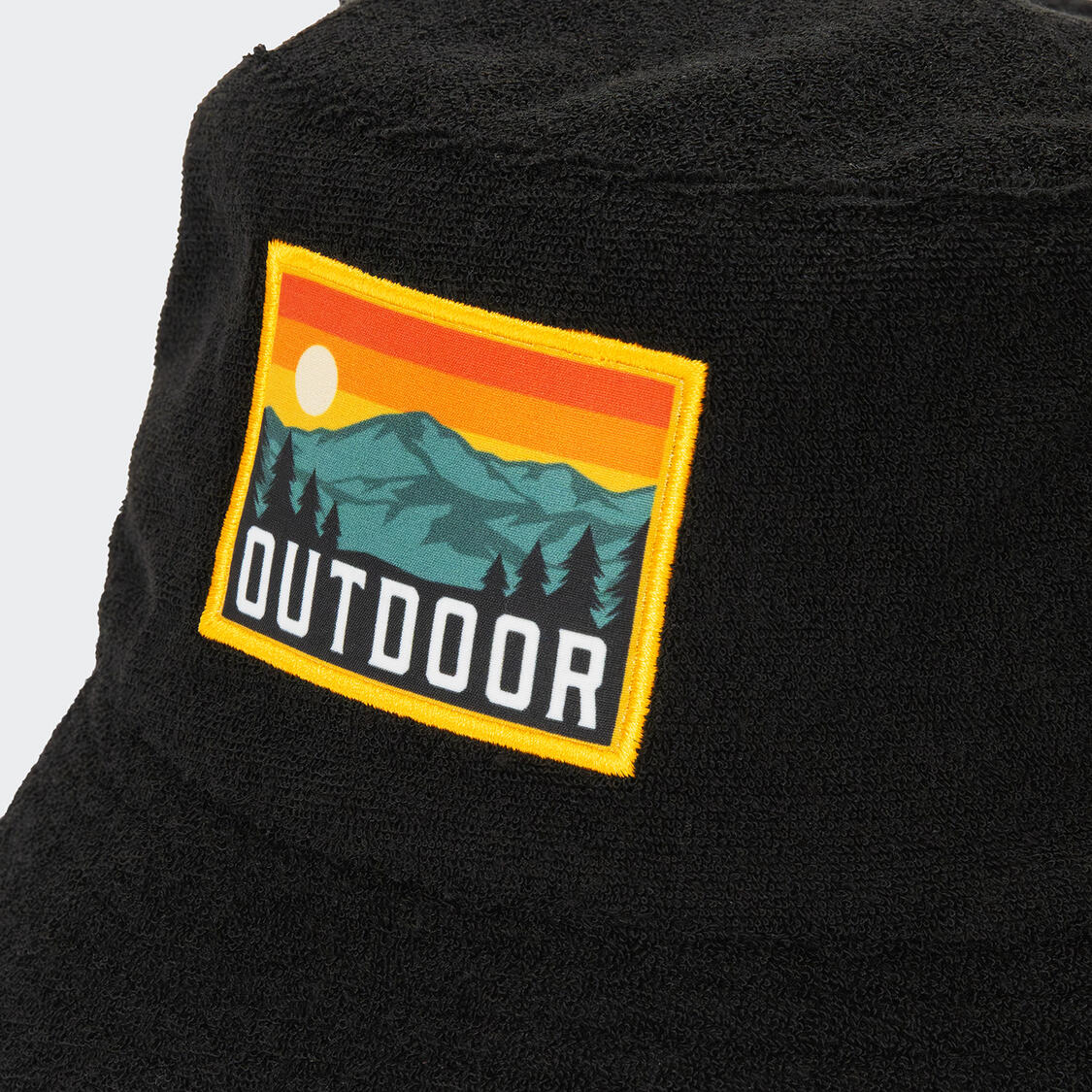 129723 - Terry Towelling Bucket Hat with Full Colour Patch - Image 5