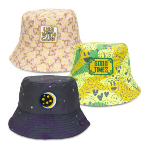 129722 – Sonny Custom Bucket Hat with Embroidery Patch