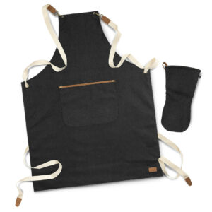 133819 – Keepsake Canvas Apron & Oven Mit Set
